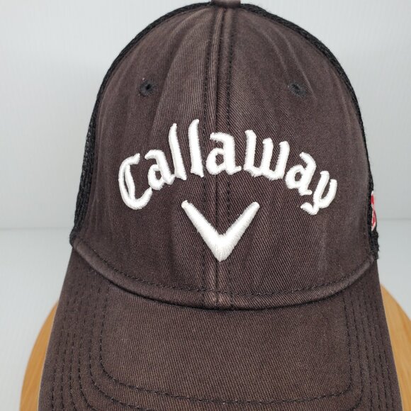 Callaway Golf Hat S/M Black Odyssey X HOT Tour Fitted Cap Promo Stretch Fit - Picture 5 of 10